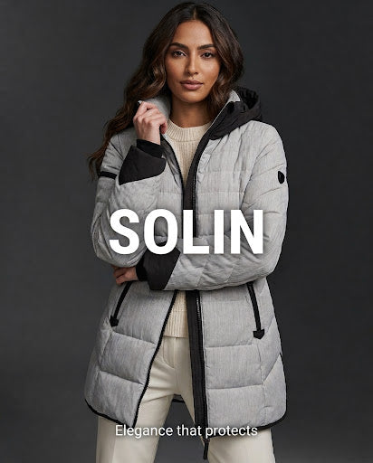Parka Femme à Capuche – Gris Clair Chiné